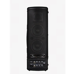 Power Works 40 watt 1 x 4.5 + Horn Battery Powered 2 Channel PA Tower with Bluetooth 10 Hours Playback