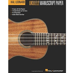 Hal Leonard Ukulele Manuscript Paper