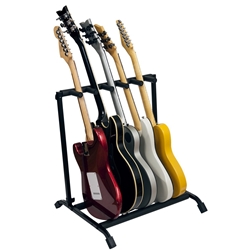 ROK-IT Folding Guitar Stand Holds 5