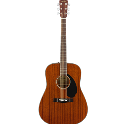Fender CD-60S Dreadnought, Walnut Fingerboard, All-Mahogany Acoustic Guitar