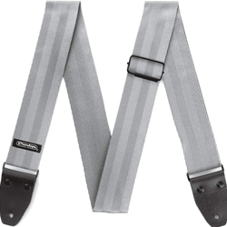 Dunlop Deluxe Seatbelt Grey Guitar Strap