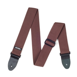 Dunlop Ribbed Cotton Chocolate Guitar Strap