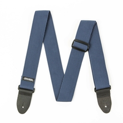 Dunlop Sibbed Cotton Navy Blue Guitar Strap