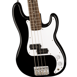 Squier Mini P Bass Black Electric Bass Guitar