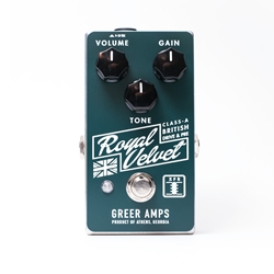 Greer Royal Velvet Overdrive Effect Pedal