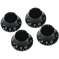 Gibson Top Hat Knobs - Black 4/Pkg