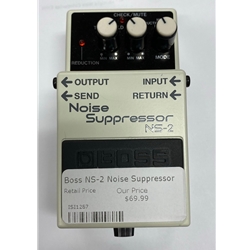 Boss NS-2 Noise Suppressor Effects Pedal Preowned