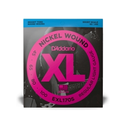D'Addario EXL170S Short Scale Bass Strings Regular Light 45-100