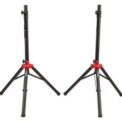 Fender Compact Speaker Stands with Bag, Black