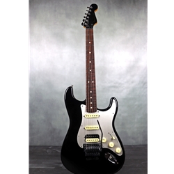 Fender Ultra Luxe Stratocaster Floyd Rose HSS, Rosewood Fingerboard, Mystic Black Electric Guitar