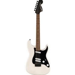 kristen Lake Taupo Fearless Fender Contemporary Stratocaster Special HT, Laurel, Black Pickguard, Pearl  White