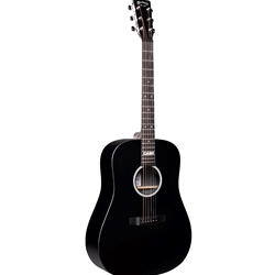 Martin DX Johnny Cash Dreadnought Acoustic Electric Guitar Black With Gig Bag