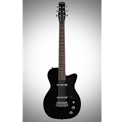 Silvertone 1303 Single Cut Bolt-on Black Electric Guitar