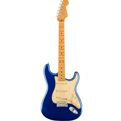 Fender American Ultra Stratocaster, Maple Fingerboard, Cobra Blue Electric Guitar