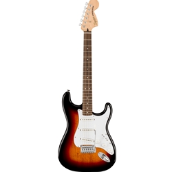 Squier Affinity Series Stratocaster, Laurel Fingerboard, White Pickguard, 3-Color Sunburst Electric Guitar