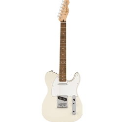 Squier Affinity Series Telecaster, Laurel Fingerboard, White Pickguard, Olympic White Electric Guitar