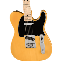 Squier Affinity Series Telecaster, Maple Fingerboard, Black Pickguard, Butterscotch Blonde Electric Guitar