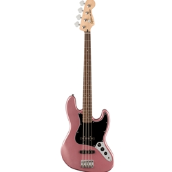 Squier Affinity Series Jazz Bass  Burgundy Mist Electric Bass Guitar