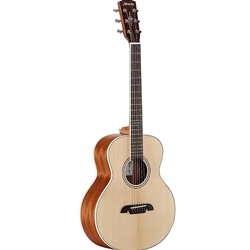 Alvarez LJ2E Little Jumbo Travel Acoustic Electric Guitar w/deluxe Gig Bag Shadowburst
