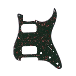 Fender Pickguard, H/H Stratocaster, 11-Hole Mount, Tortoise Shell, 4-Ply