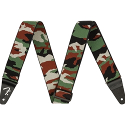 Fender Weighless Camo Strap Woodland