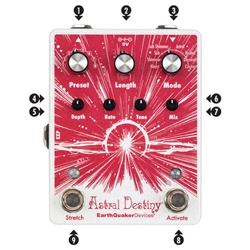 EarthQuaker Astral Destiny Reverb Effect Pedal