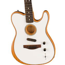 Fender Acoustasonic Player Telecaster Arctic White Electric Guitar