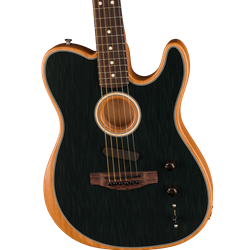 Fender Acoustasonic Player Telecaster Brushed Black Electric Guitar