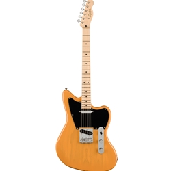 Squier Paranormal Offset Telecaster, Maple Fingerboard, Black Pickguard, Butterscotch Blonde Electric Guitar