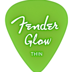 Fender Glow In The Dark 351 Picks, 12-Pack