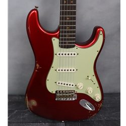 Fender Custom Shop Limited Edition '63 Stratocaster Aged Candy Apple Red Electric Guitar