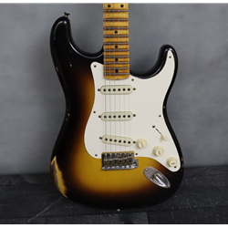 Fender Custom Shop 57 Stratocaster Relic Wide Fade 2-Color Sunburst Electric Guitar
