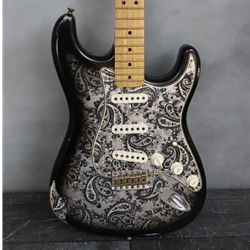 Fender Limited Edition '69 Black Paisley Strat Relic Electric Guitar