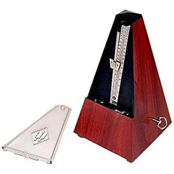 Wittner 802K Plastic Metronome Mahogany Grain, No Bell