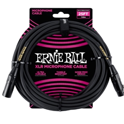 Ernie Ball 25' Male to Female XLR Microphone Cable