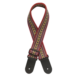 Stagg Woven cotton guitar strap with rafter pattern