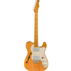 Fender American Vintage II 1972 Telecaster Thinline, Maple Fingerboard, Aged Natural Electric Guitar