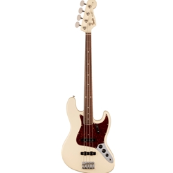 FenderAmerican Vintage II 1966 Jazz Bass, Rosewood Fingerboard, Olympic White Bass Guitar