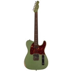 Fender Custom Shop Limited Edition '64 Telecaster Relic Electric Guitar  Aged Sage Green Metallic