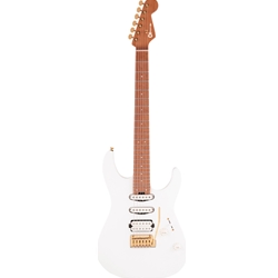 Charvel Pro-Mod DK24 HSS 2PT CM, Snow White Electric Guitar