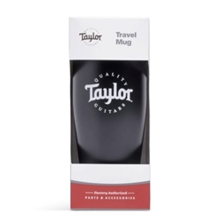 Taylor Travel Coffee Mug,Black,White Logo,20oz