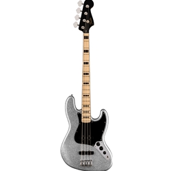 Fender Limited Edition Mikey Way Jazz Bass, Maple, Silver Sparkle Electric Guitar