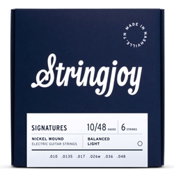 Stringjoy Signatures Balanced Light Gauge (10-48) Nickel Wound Electric Guitar Strings