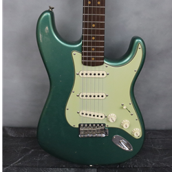 Fender Custom Shop Limited Edition '63 Stratocaster Journeyman Relic Aged Sherwood Green Metallic Electric Guitar