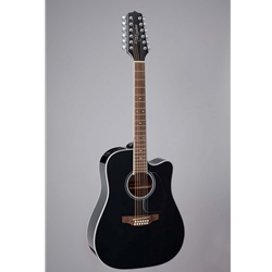 Takamine GD38CE 12 String Acoustic Electric Guitar Black