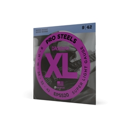 D'Addario EPS520 Pro Steels Stainless Guitar Strings 9-42