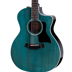 Taylor 214ce Plus Special Edition, Trans Blue  Acoustic Electric