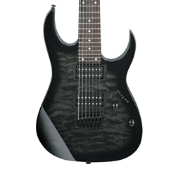 Ibanez GRG7221QA 7-String Electric Guitar Transparent Black Sunburst