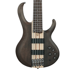 Ibanez BTB605 Electric Bass GuitarTransparent Gray Flat