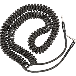 Fender Professional Series Coil Cable, 30', Gray Tweed